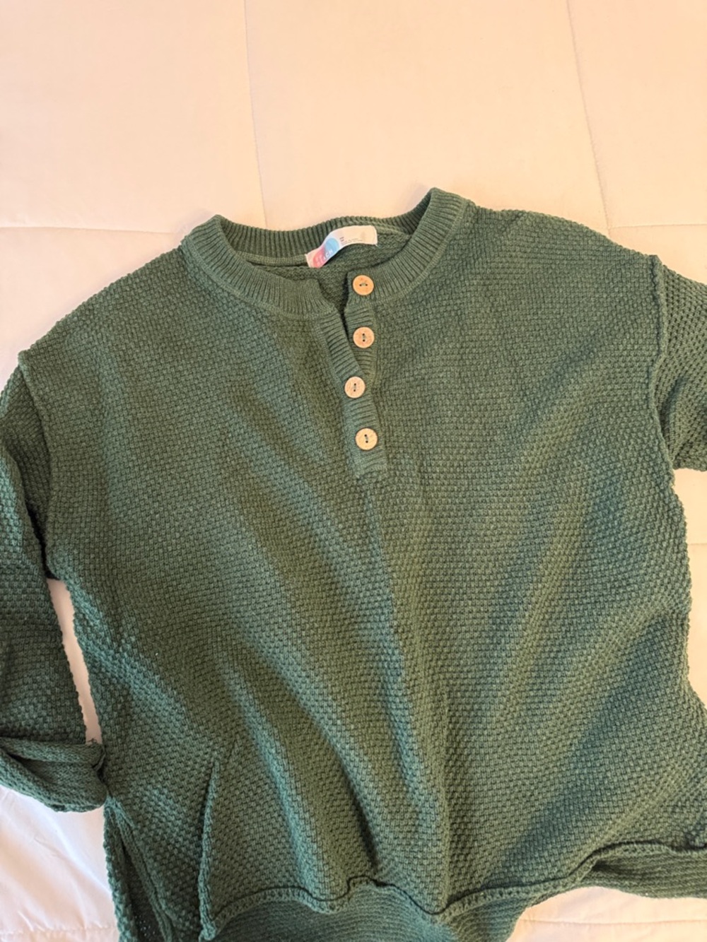 Free people Forest Green Knit Sweater Set